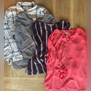 Bundle of Large (L) Long-Sleeve Tops